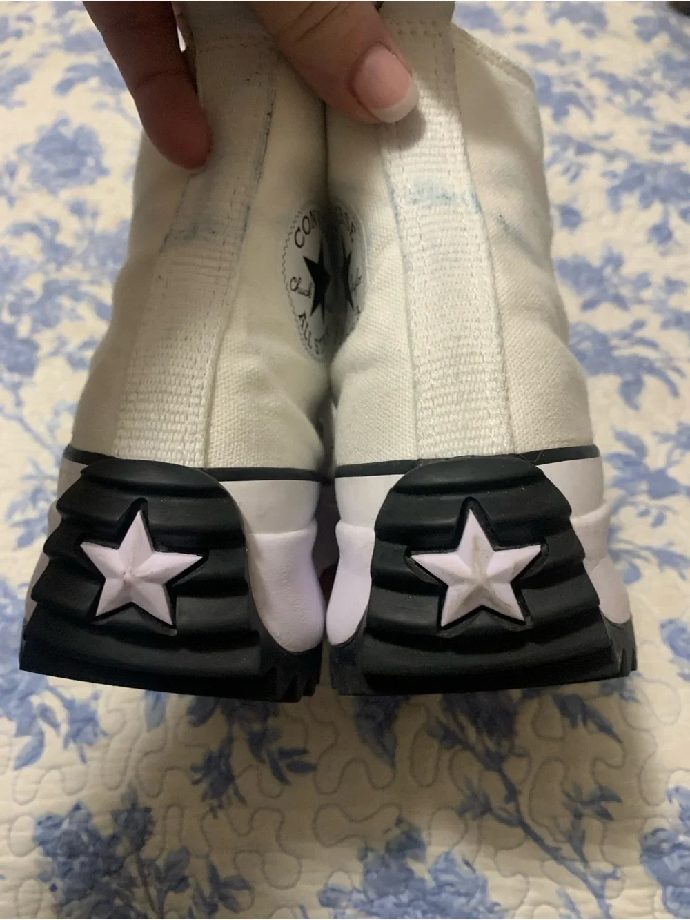 Converse Chuck Taylor All Star High Top Sneakers - White/Black/Orange